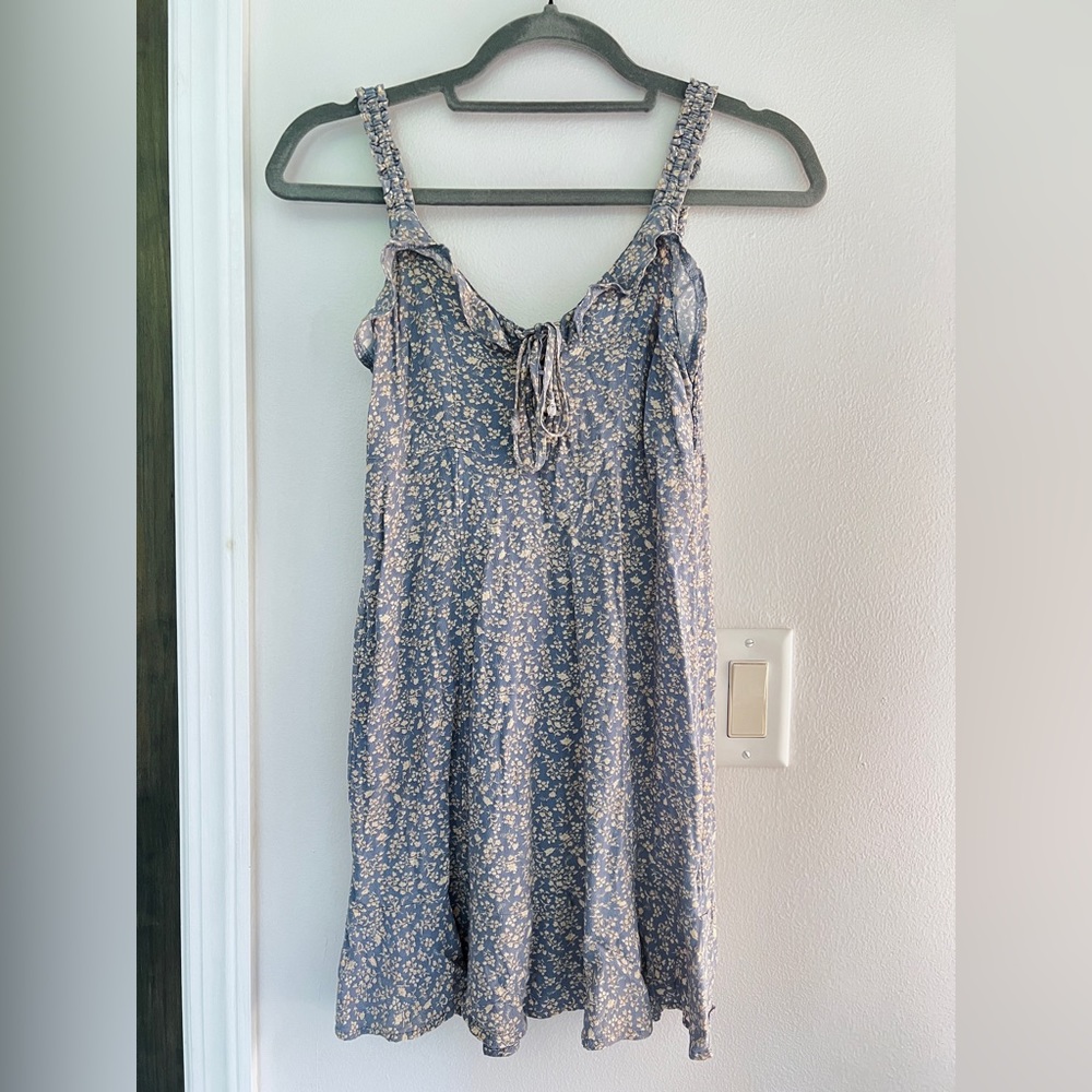 Small Blue/Floral Hollister Sundress